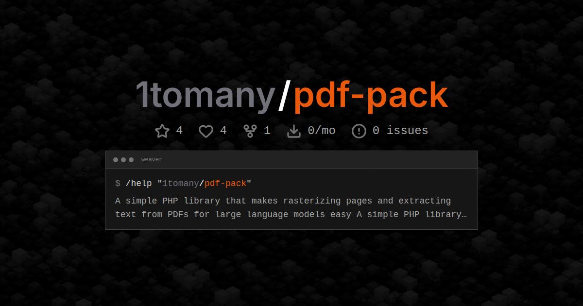 1tomany/pdf-pack
