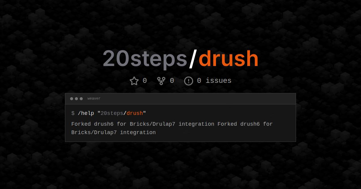 20steps/drush