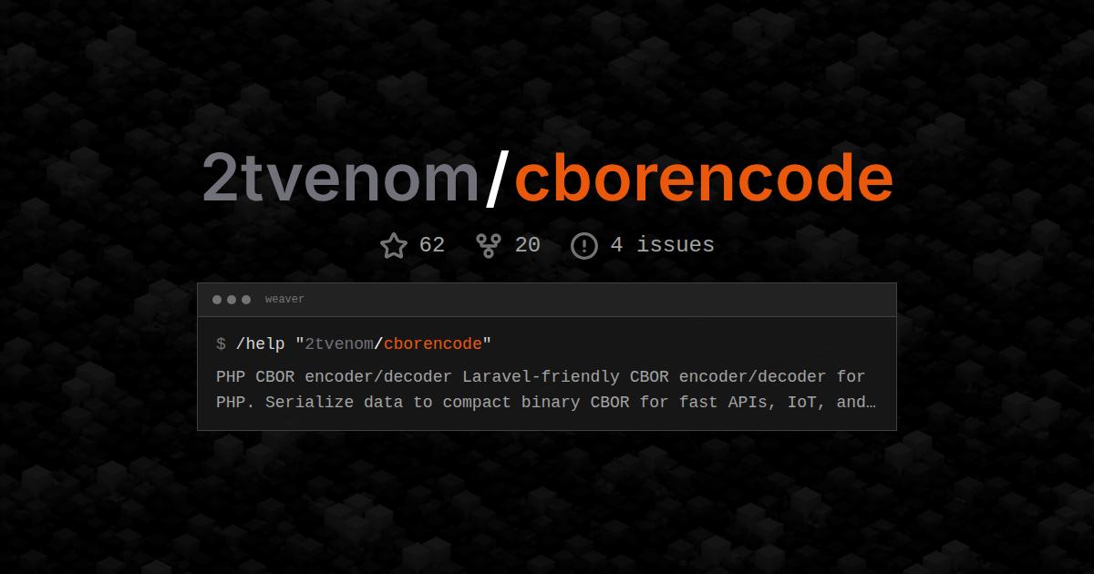 2tvenom/cborencode