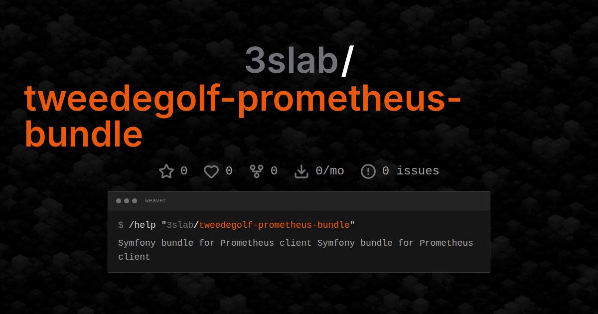 3slab/tweedegolf-prometheus-bundle