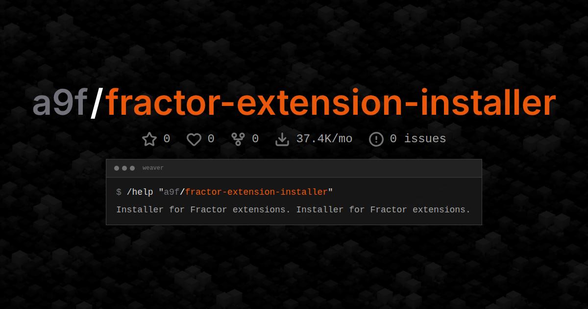 a9f/fractor-extension-installer