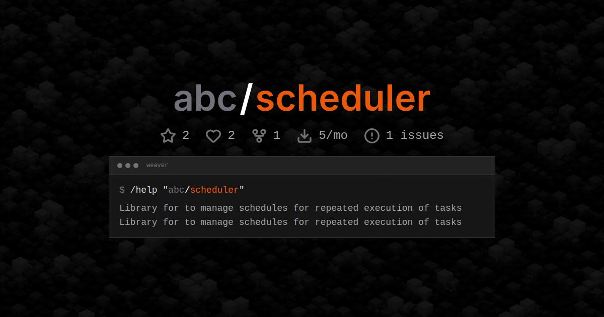 abc/scheduler