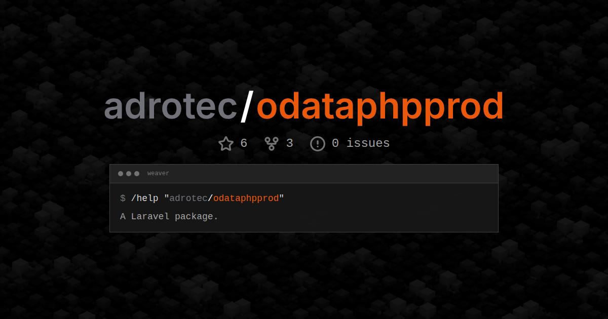 adrotec/odataphpprod
