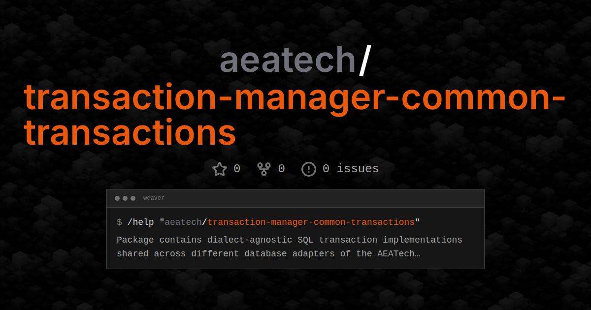 aeatech/transaction-manager-common-transactions