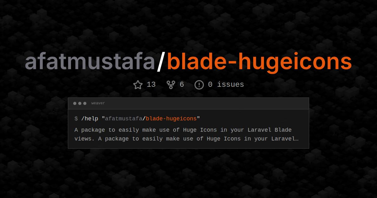 afatmustafa/blade-hugeicons