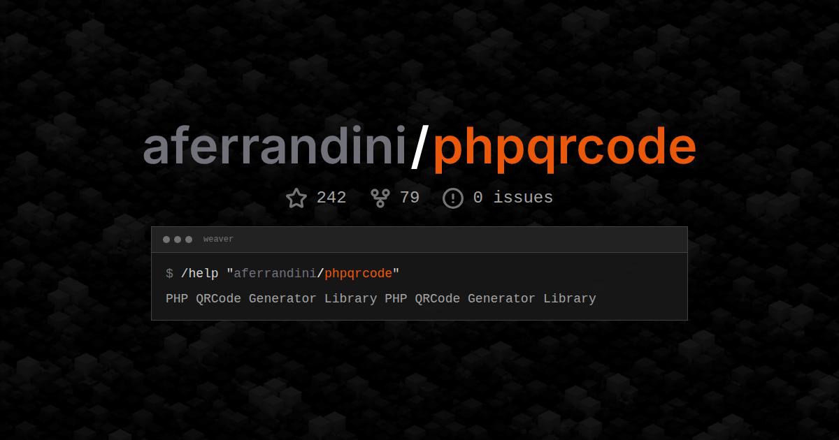 aferrandini/phpqrcode