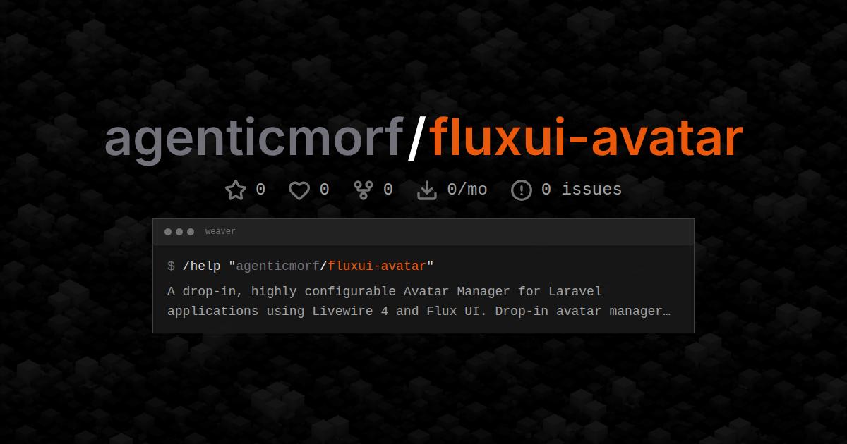 agenticmorf/fluxui-avatar
