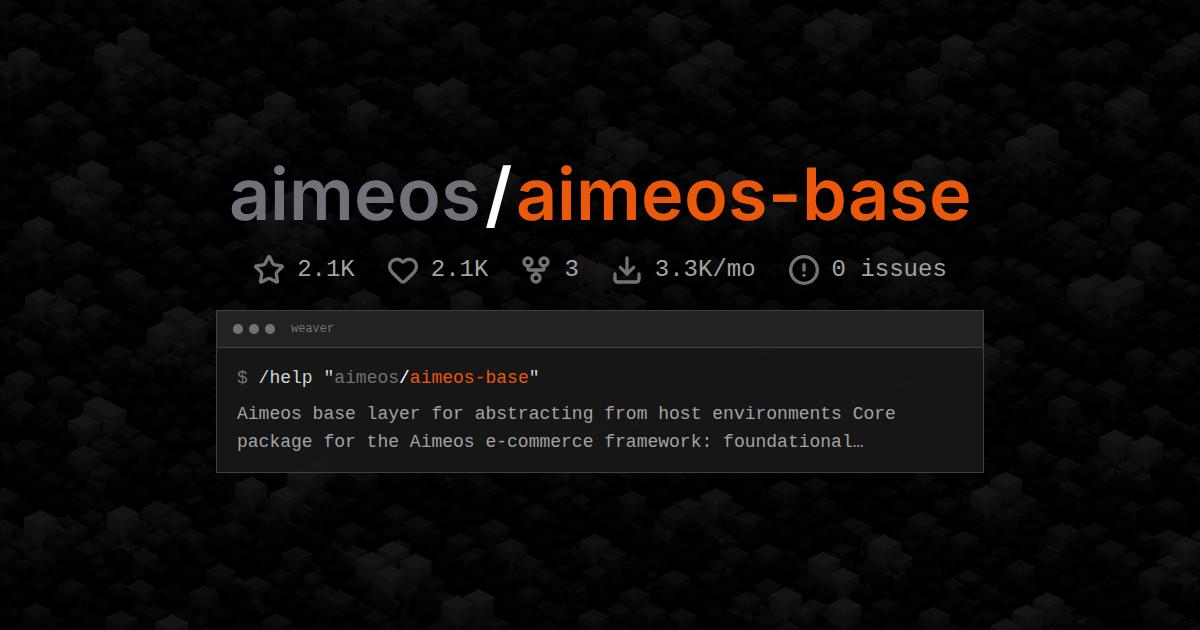 aimeos/aimeos-base