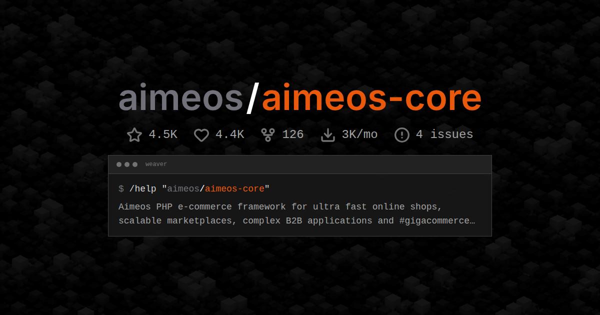 aimeos/aimeos-core