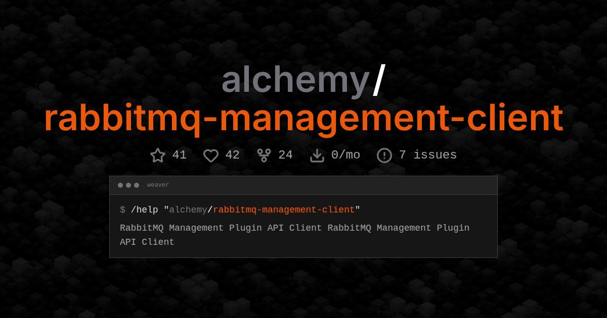 alchemy/rabbitmq-management-client