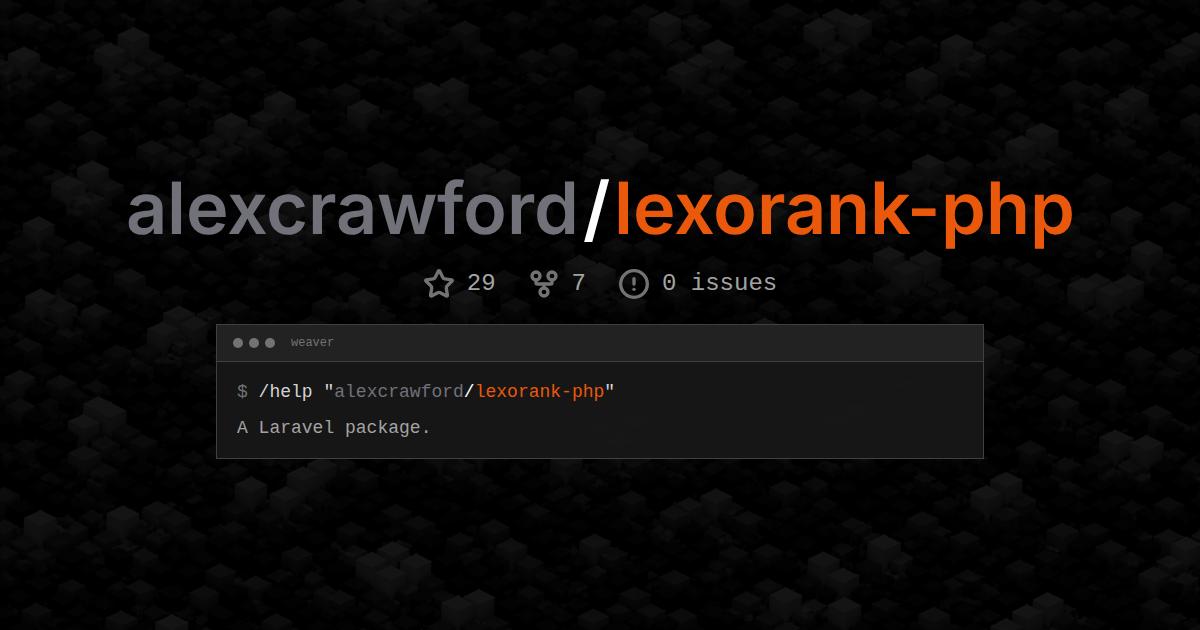alexcrawford/lexorank-php