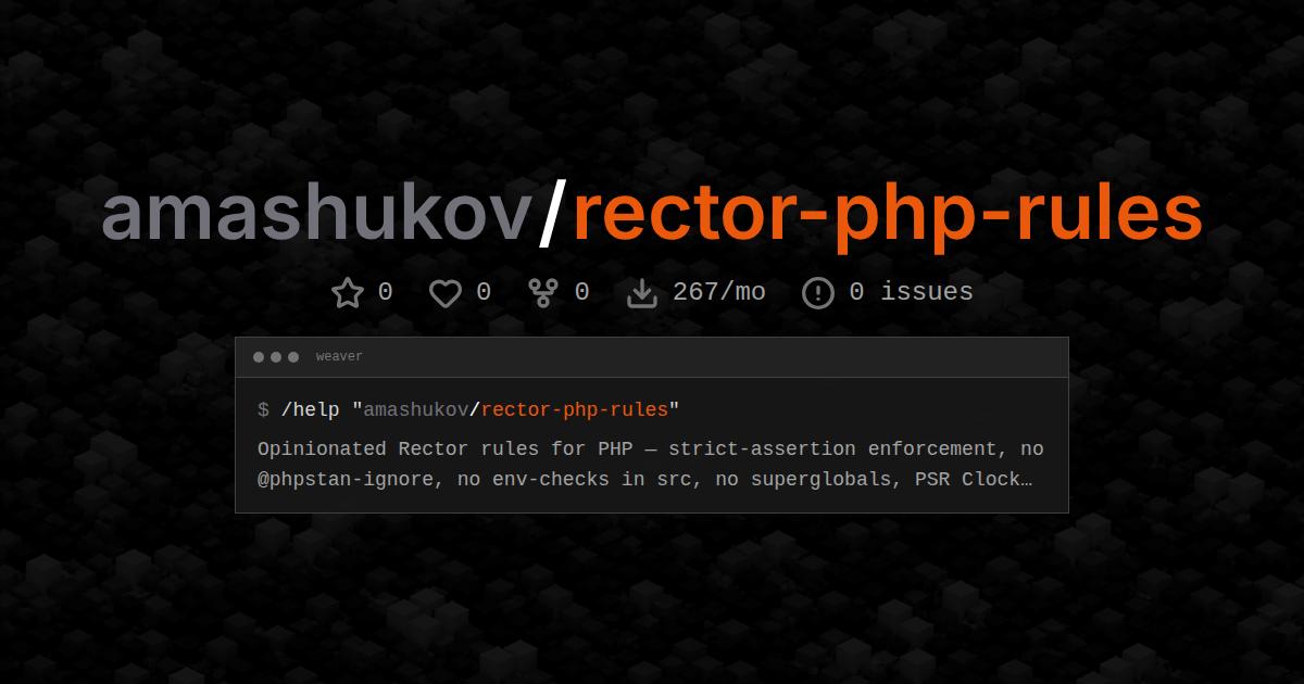 amashukov/rector-php-rules