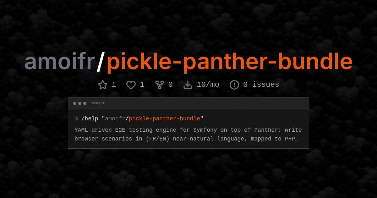 amoifr/pickle-panther-bundle
