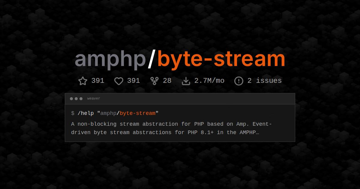 amphp/byte-stream