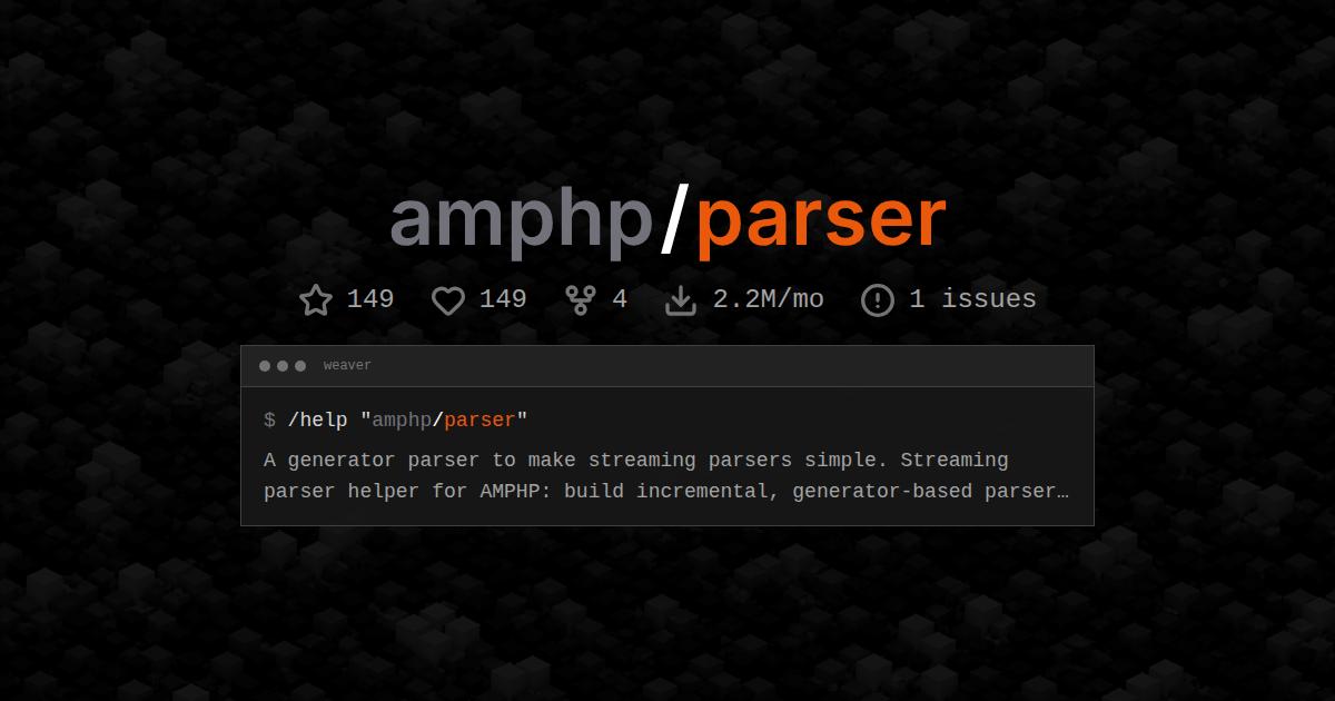 amphp/parser
