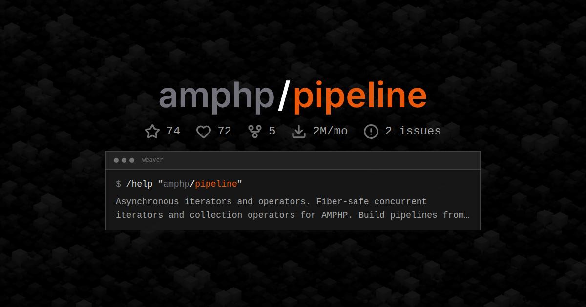 amphp/pipeline