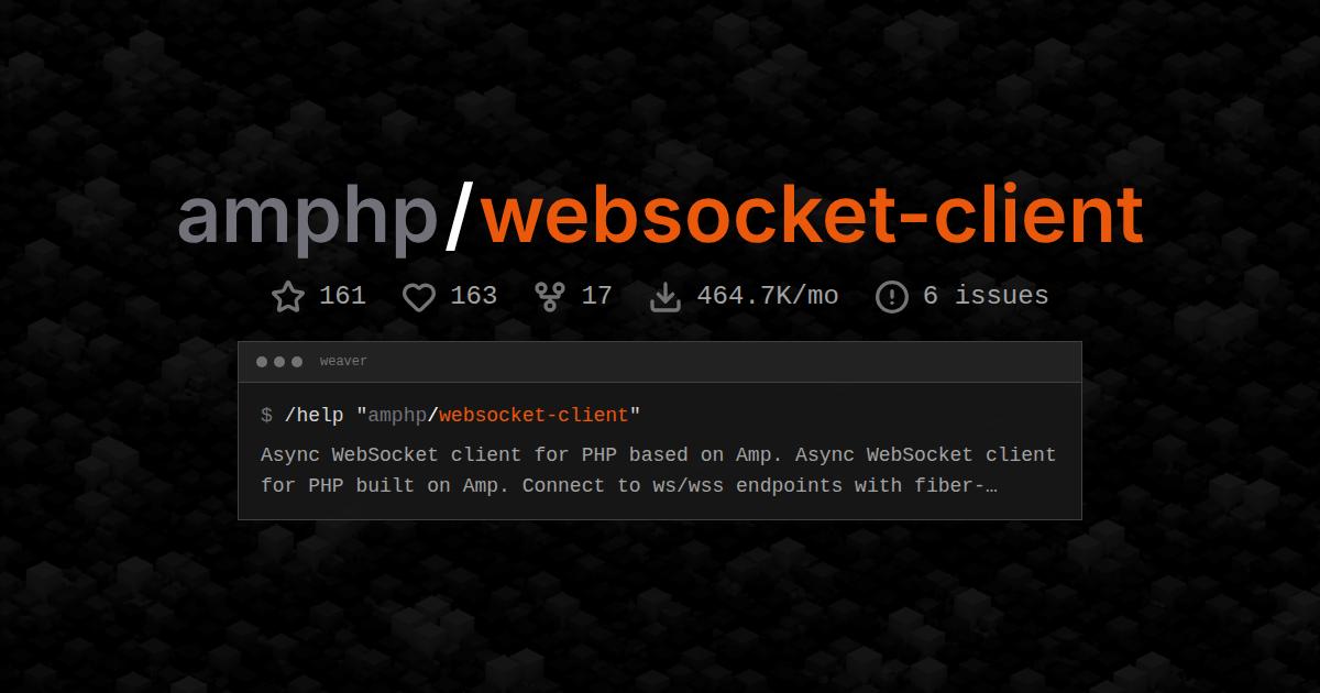 amphp/websocket-client