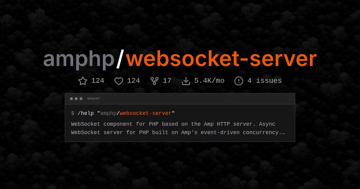 amphp/websocket-server