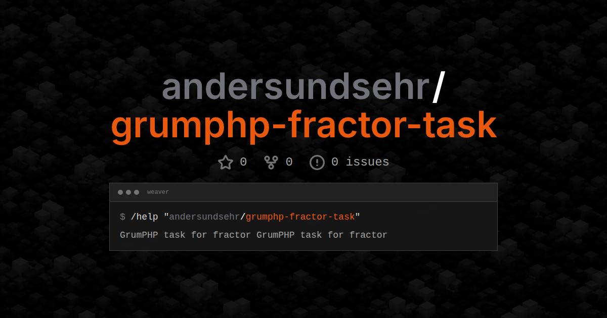 andersundsehr/grumphp-fractor-task