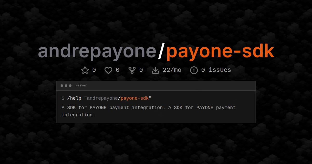 andrepayone/payone-sdk