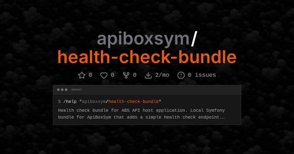 apiboxsym/health-check-bundle