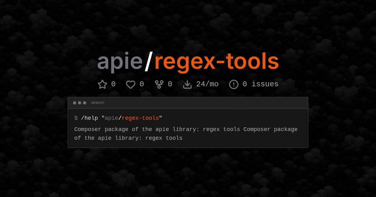 apie/regex-tools