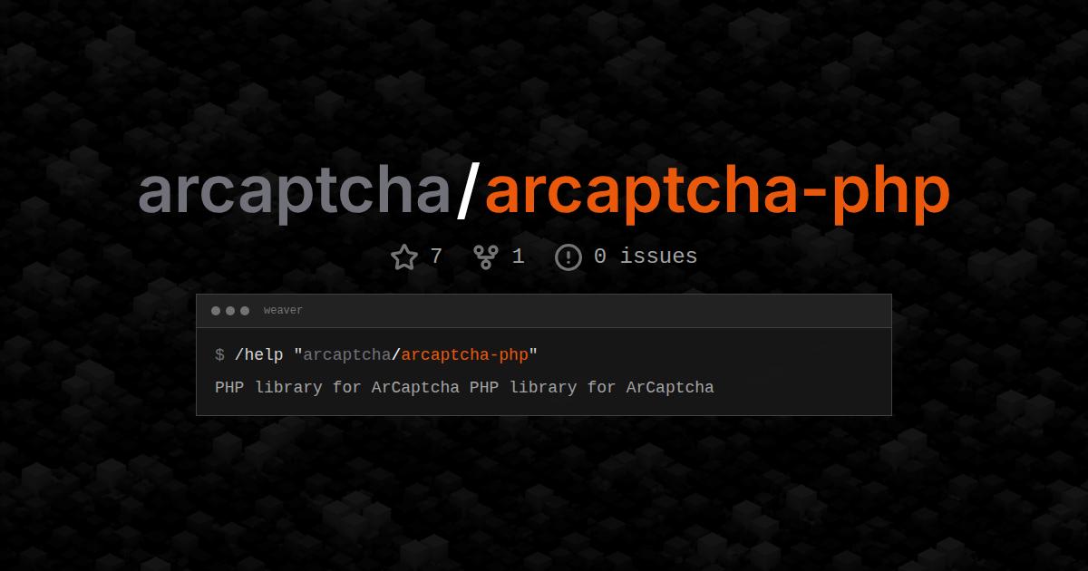 arcaptcha/arcaptcha-php