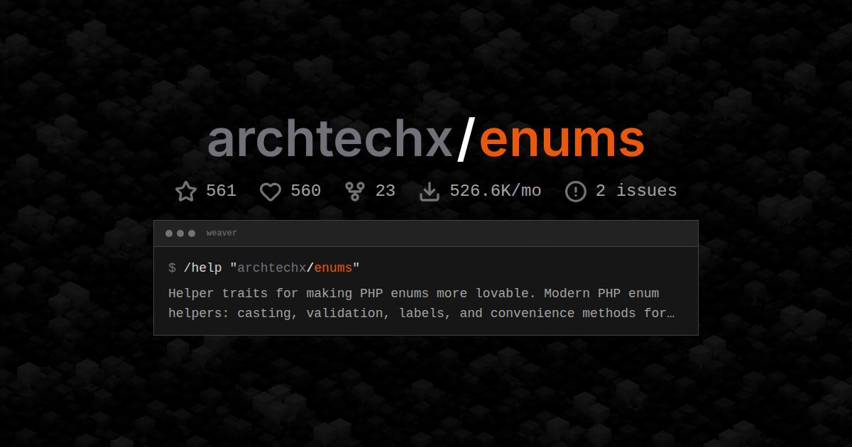 archtechx/enums