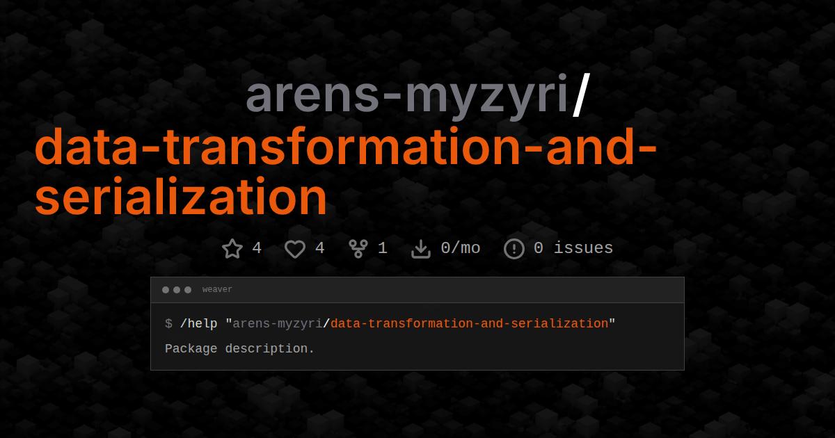 arens-myzyri/data-transformation-and-serialization