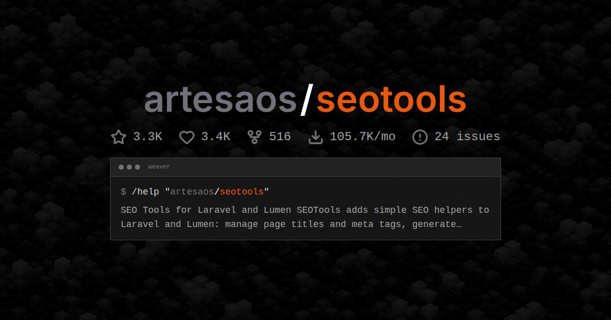 artesaos/seotools