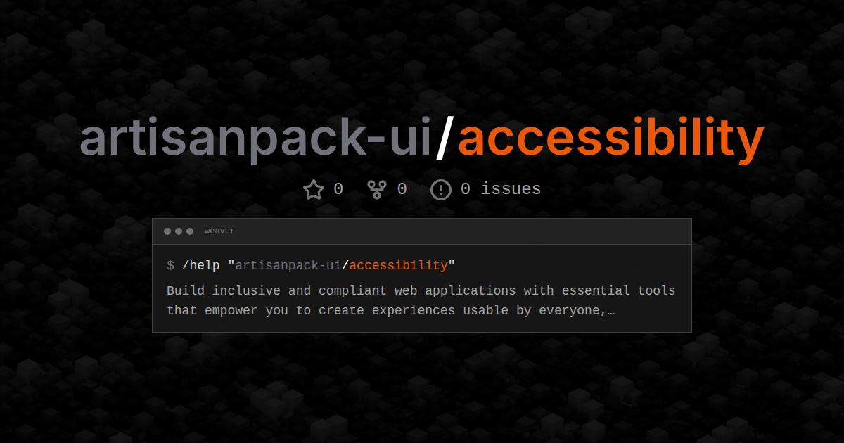 artisanpack-ui/accessibility