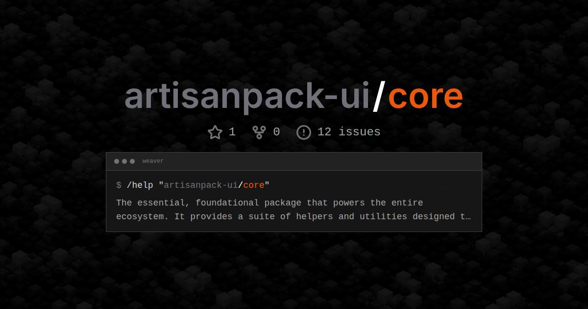 artisanpack-ui/core