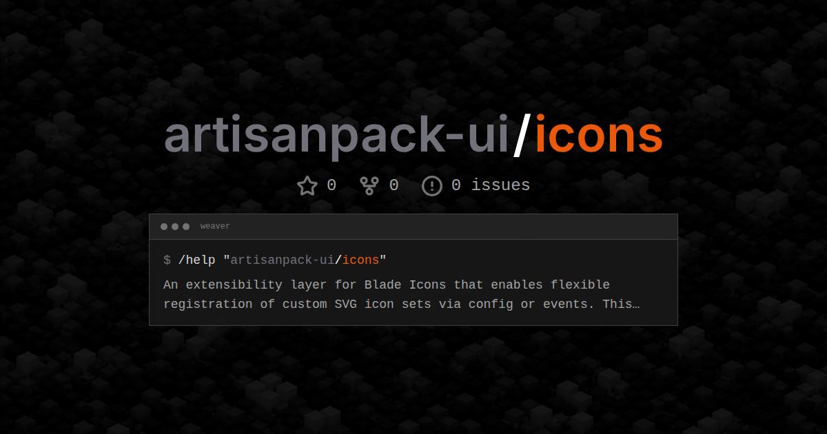 artisanpack-ui/icons