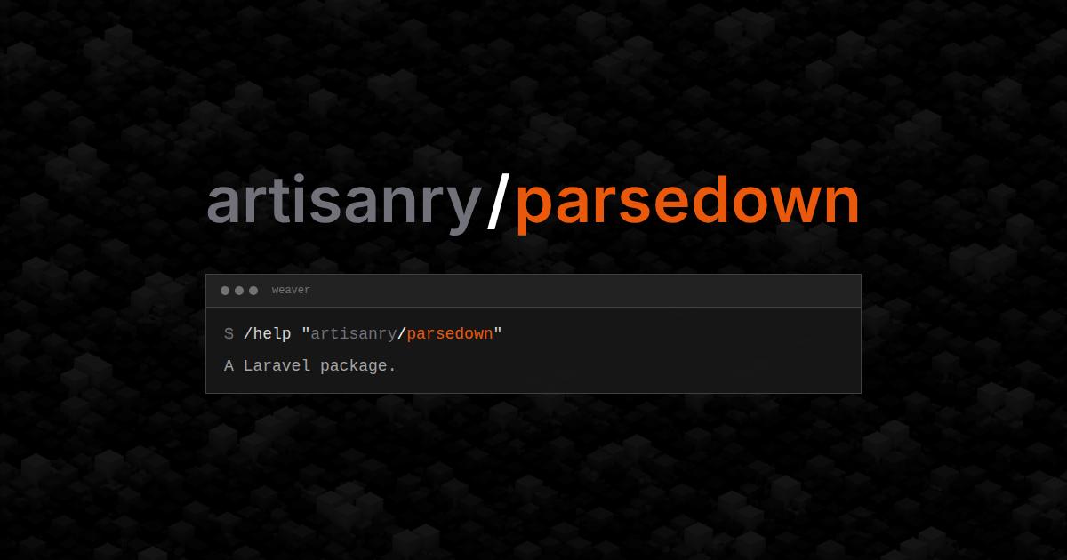 artisanry/parsedown