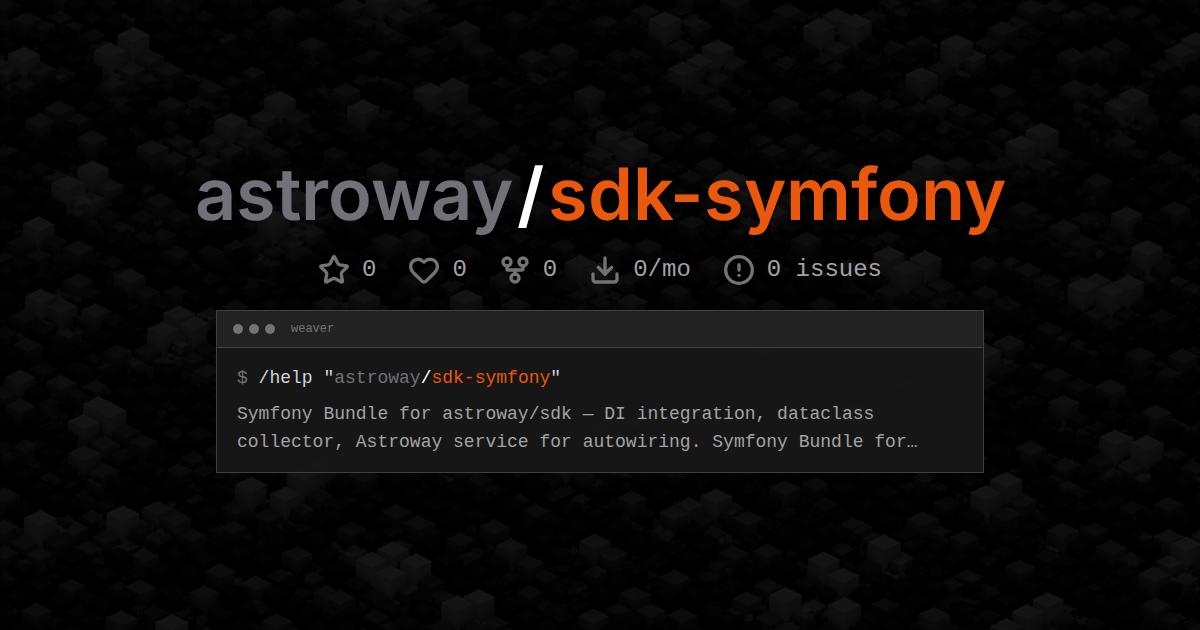 astroway/sdk-symfony