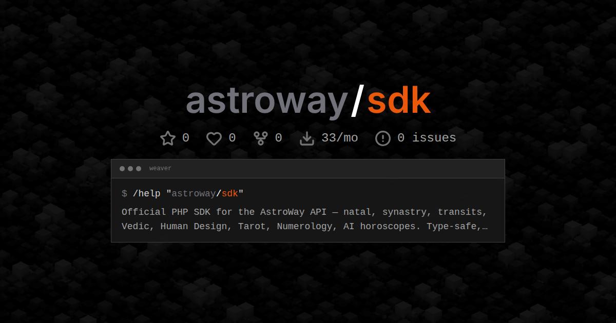 astroway/sdk