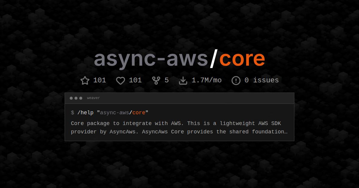 async-aws/core