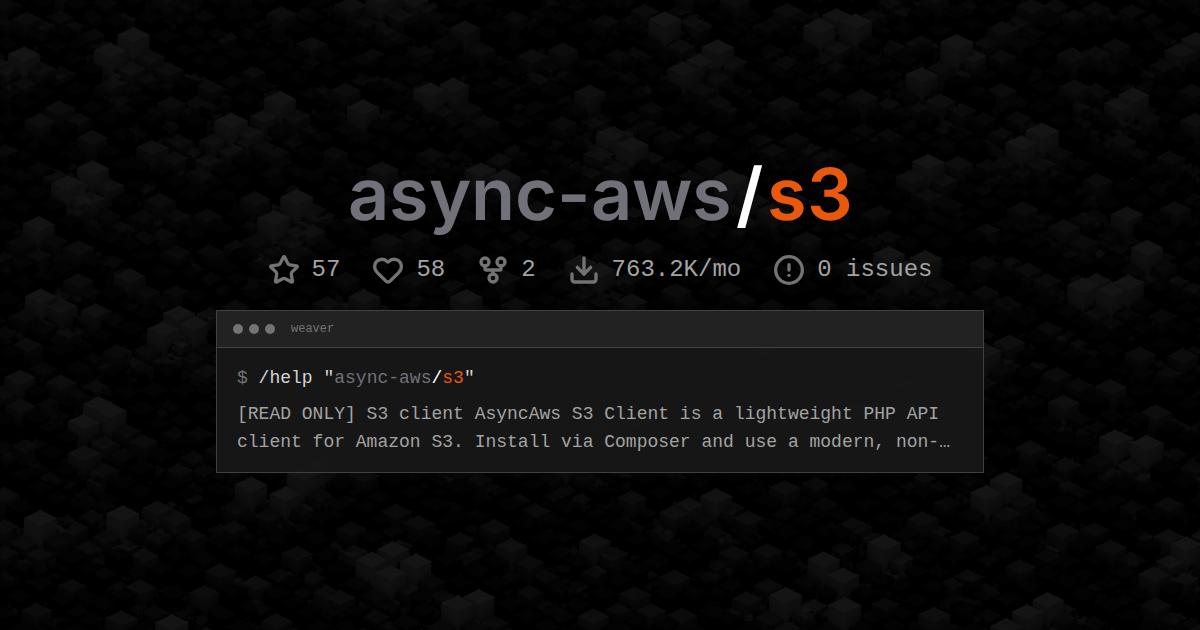 async-aws/s3