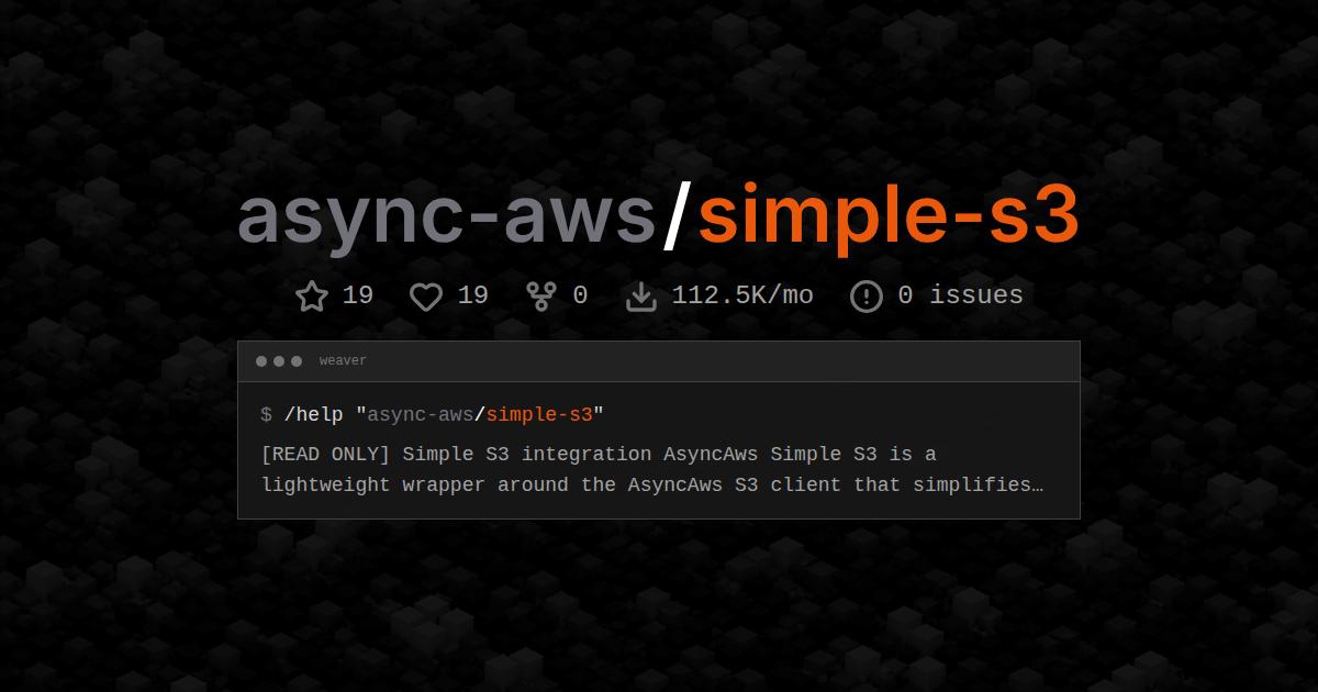 async-aws/simple-s3