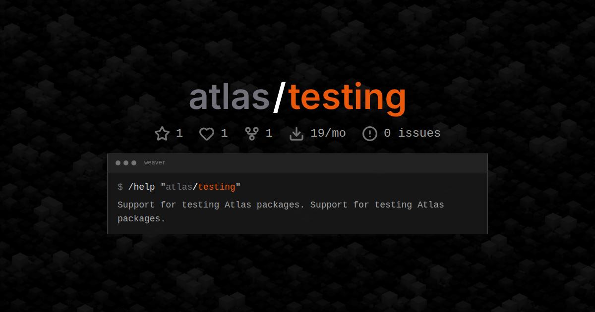 atlas/testing