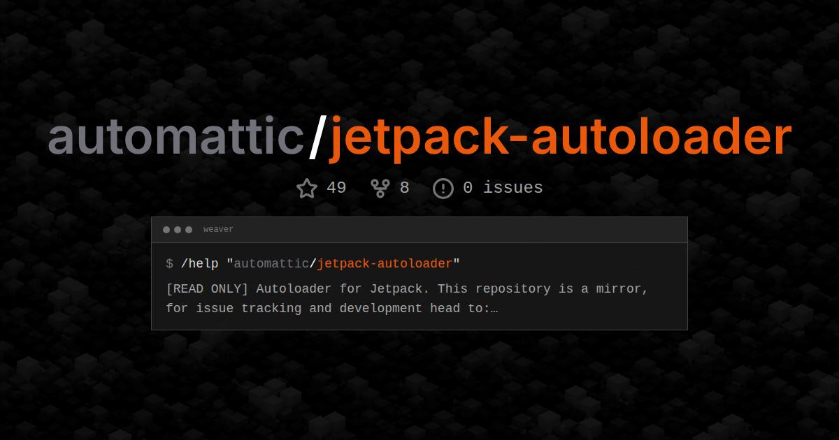 automattic/jetpack-autoloader