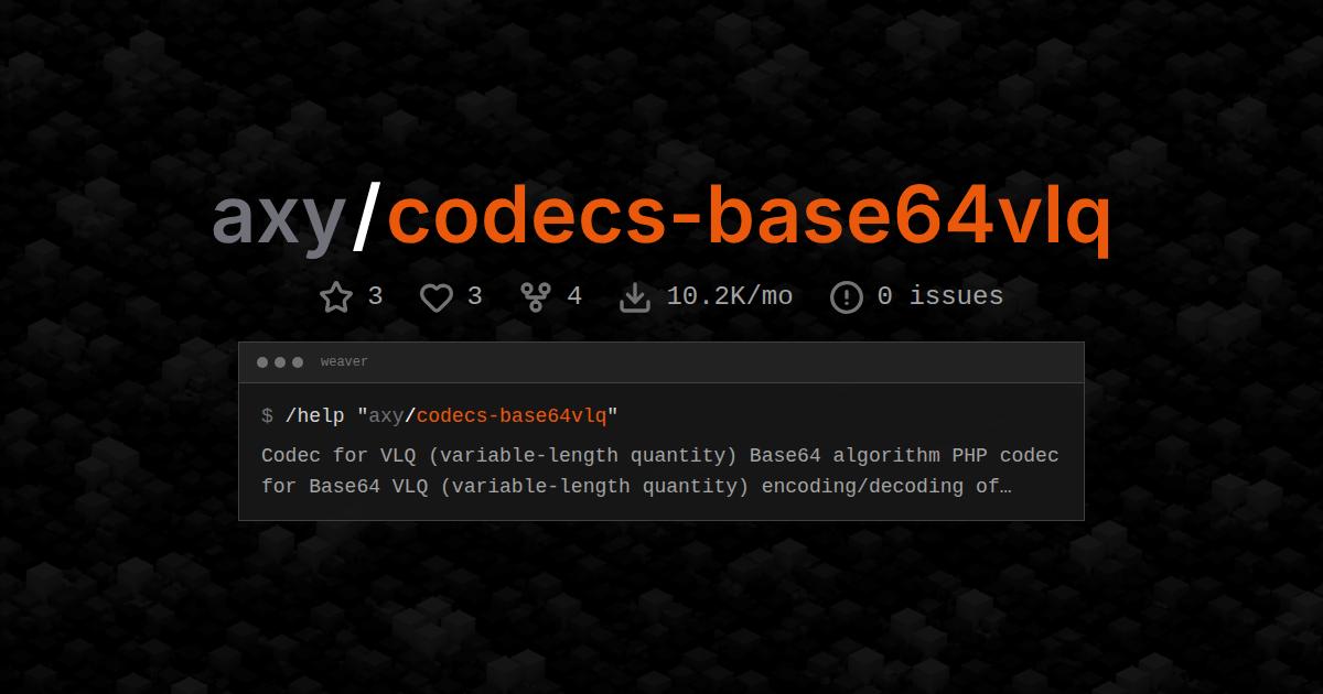 axy/codecs-base64vlq
