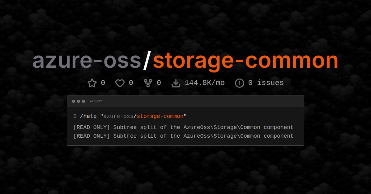 azure-oss/storage-common