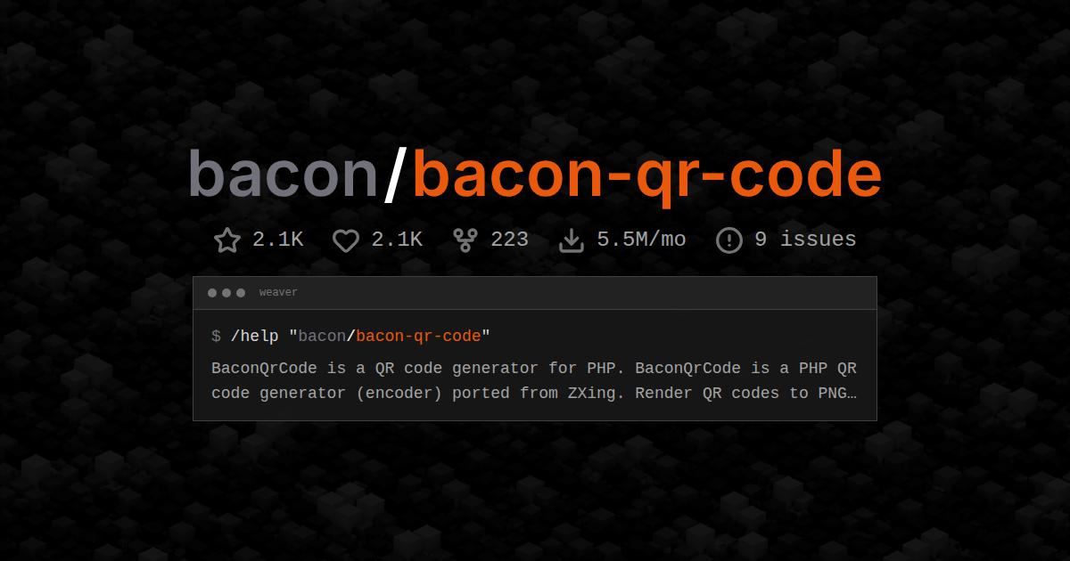 bacon/bacon-qr-code