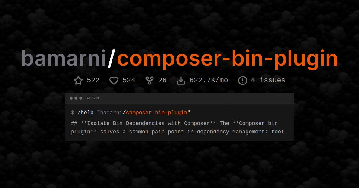 bamarni/composer-bin-plugin