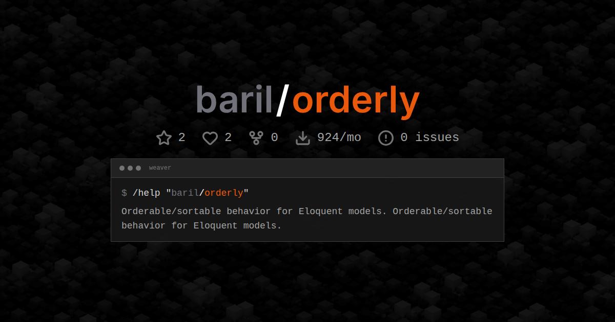baril/orderly