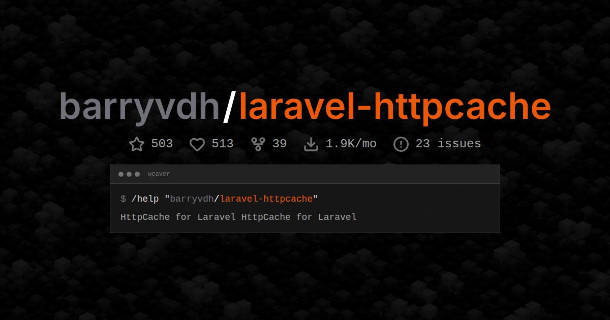 barryvdh/laravel-httpcache