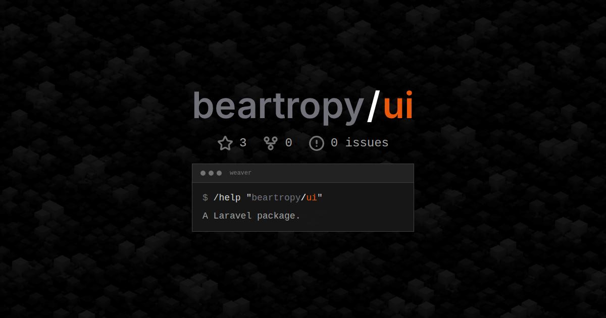 beartropy/ui