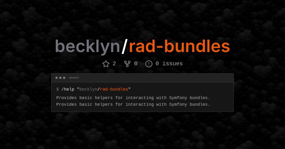 becklyn/rad-bundles