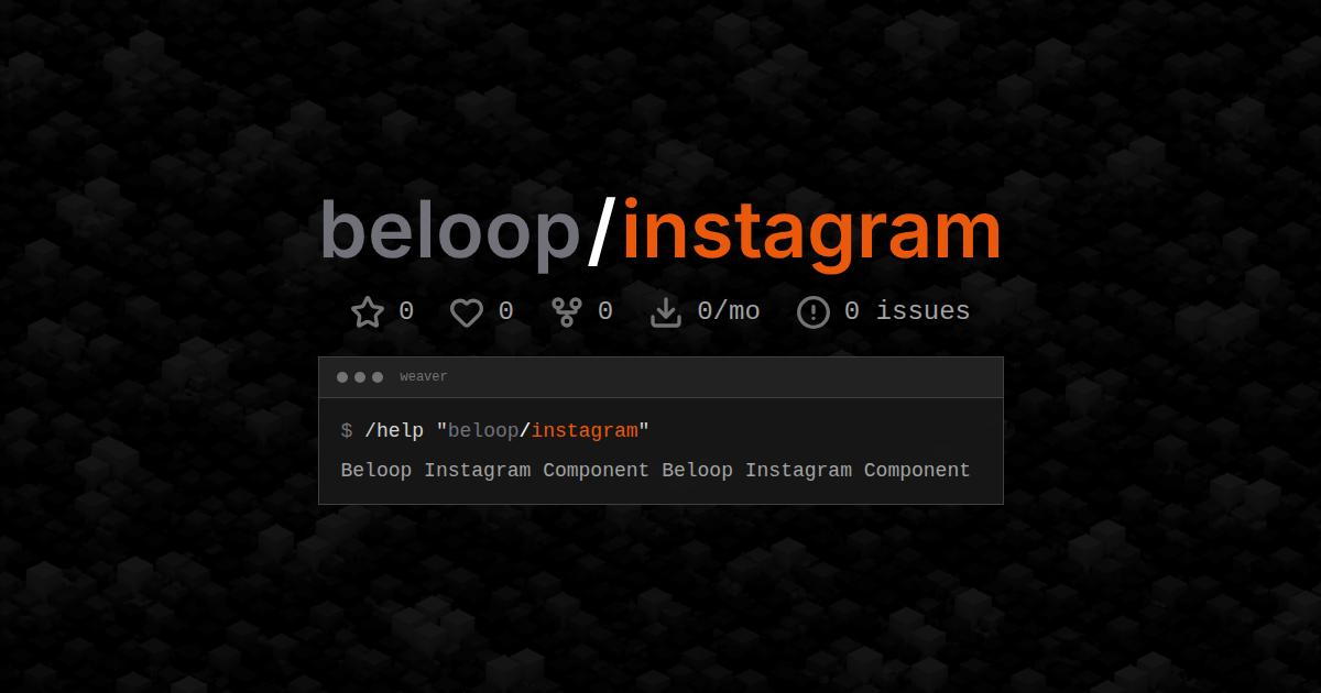 beloop/instagram
